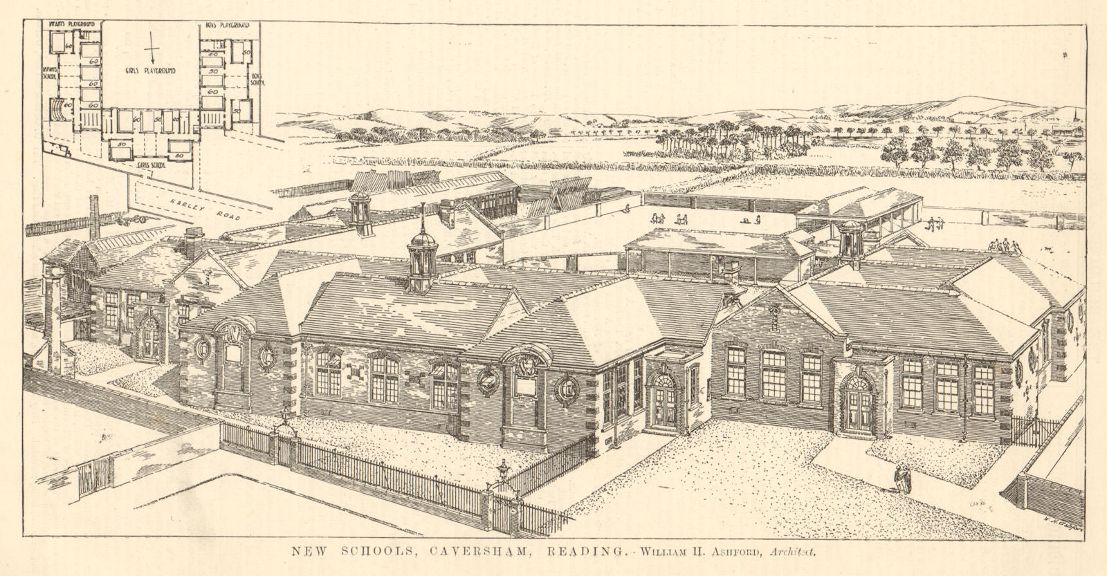 Thameside Primary School, Caversham, Reading. William H. Ashford, Architect 1906